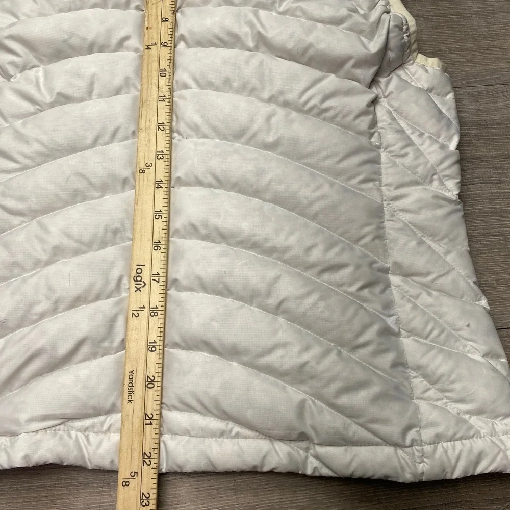 Patagonia Vest Down Sweater Women M White Puffer Goose Down 84627 FA13 - Picture 5 of 9